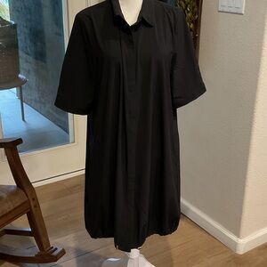Chico's Classic Black Shirt Dress